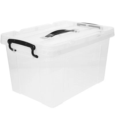  Scatole Porta Oggetti Con Coperchio Organizer Sotto Letto Contenitore Il - Immagine 1 di 4