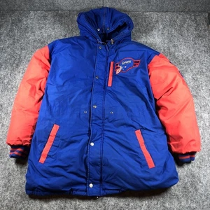 Vintage New York Giants Jacket Mens Large NFL Football Triple FAT Goose 90s - Picture 1 of 12