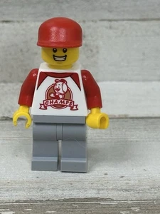 LEGO Jugador de Béisbol Minifigura Campeones BAM Little League Sin Guante - Imagen 1 de 5