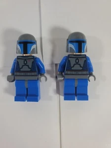 LOT of 2 - LEGO - Mandalorian Death Watch trooper sw296 Minifig - USED - Picture 1 of 5