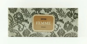 FEMME ROCHAS vintage savon coffret sapone profumato parfum profumo soap - Foto 1 di 1