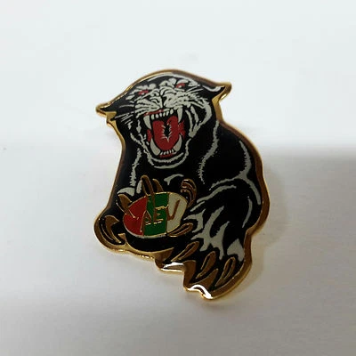 MARKENLOS AEV Augsburger Panther klein Eishockey Fanartikel Pin Anstecknadel DEL Play off