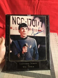 Vintage Leonard Nimoy as Mr. Spock Autographed Picture - Picture 1 of 9
