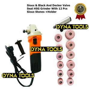 Sioux & Black And Decker Valve Seat HSG Grinder With 12 Pcs Sioux Stones +Holder - Picture 1 of 20