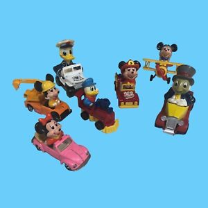 Disney Jiminy Cricket Matchbox Mickey Minnie Mouse Donald TOMY Diecast Car Lot