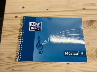 Oxford 100302790 Musikheft, Notenheft, Querformat, 20 Blatt