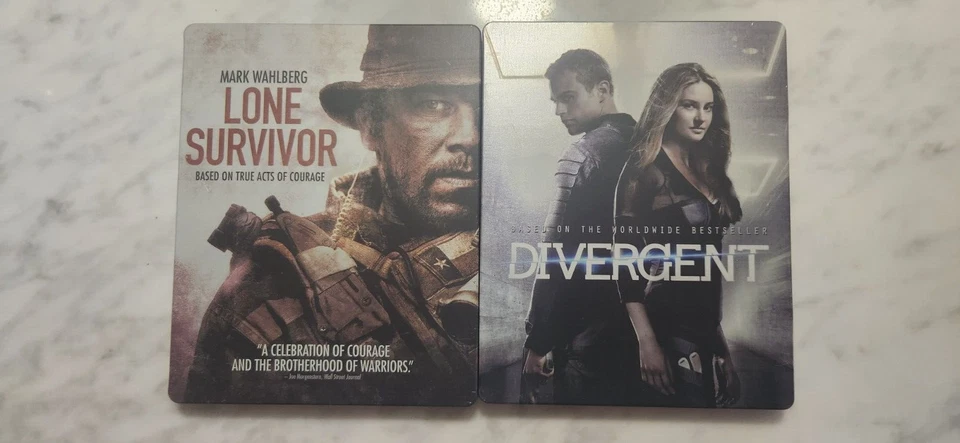 Lone Survivor [Blu-ray] Steelbook + Divergent Steelbooks! - Image 1 of 1