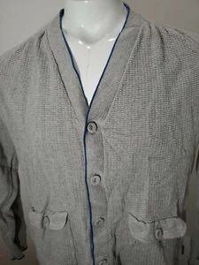 Ted Baker London Men's Cardigan Sweater Beige Size 5 - Picture 1 of 7