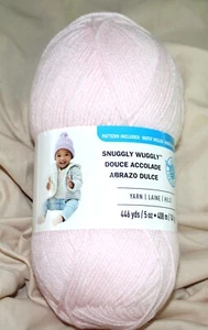 Snuglly Wuggly Baby Yarn, 5oz, 446yds, 3/light, Pink, Machine Washable, - Picture 1 of 5