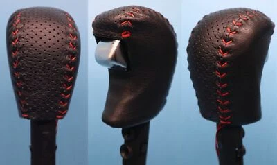 Best Gear Shift Knob Protective Cover Red/Black/Gray for Acura MDX 2007-2013 AT Foto 1 de 4