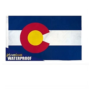 Colorado wasserdichte Flagge 3x5 State Banner CO Wimpel neu Indoor Outdoor - Bild 1 von 3