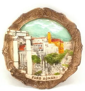 Roman Forum Souvenir 3-D Wall Plaque Made in Italy - Picture 1 of 4