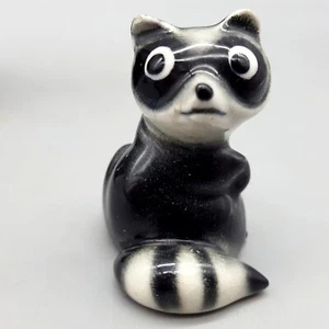 Hagen Renaker Raccoon Miniature Ceramic First Version  1952 Vintage 1.75"  - Picture 1 of 10