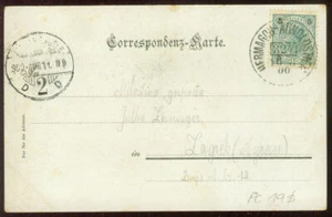Austria 1900, tarjeta de papelería ferroviaria Hermagor-Arnoldstein-324 TPO - Imagen 1 de 2