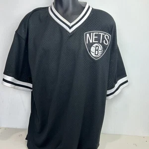 Camiseta deportiva Mitchell & Ness NBA Brooklyn Nets malla cuello en V XXXL 2016 camiseta de calentamiento - Imagen 1 de 9