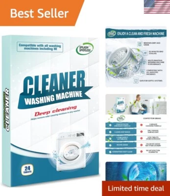Eco-Friendly Deep Cleaning Tablets for Top Load & Front Load Washers - 24 Count - Image 1 of 4