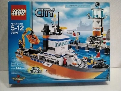 LEGO 7739 City Coast Guard Patrol Boat & Tower - Sellado - Raro - Próximo negocio d Foto 1 de 4
