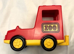 Lego Duplo Zoo Truck / Animal Transport / Vehicle Red/Yellow / Vintage 1990 - Picture 1 of 9