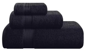 MALLONI HOME 3-Pack Cotton Towel Set; Bath Towel, hand towel & washcloth. - Picture 1 of 7