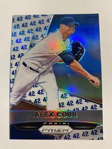 ALEX COBB 2015 PANINI PRIZM JACKIE ROBINSON PRIZM #21 S.N. 7/42