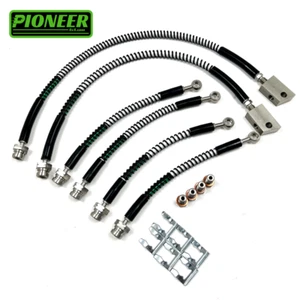 Extended Brake Lines For Nissan Patrol GR Y60 TD 1992-1997 4.2 - Picture 1 of 1