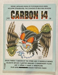 Carbon 14 Magazine #22 Greg Shaw, Cynics, Queens Of The Stone Age, Antiseen - Picture 1 of 6