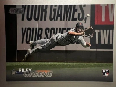 QTY: 2023 Topps Stadium Club - Riley Greene ( Detroit Tigers ) Rookie RC #3 - Image 1 of 2