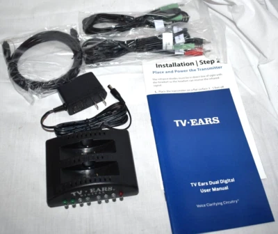 TV EARS 3.0 VOICE CLARIFYING TV HEADSET (only charging Dock and Charger (E-3) - Image 1 of 4