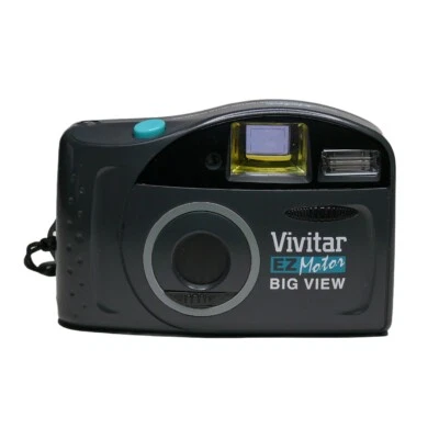 VIVITAR EZ Motor BIG VIEW Point & Shoot 35MM Film Camera - Image 1 of 4