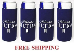 MICHELOB ULTRA 4 SLIM CAN COOLER COOZIE COOLIE KOOZIE HUGGIE NEW BUD - Picture 1 of 1
