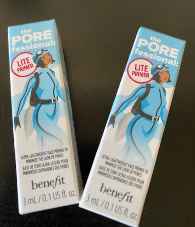 2 imprimaciones faciales Benefit The POREfessional LITE ~ tamaño de viaje 0,1 fl oz Foto 1 de 1