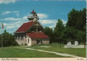 Eagle Bluff Lighthouse Peninsula State Park Wisconsin Continental Postcard - Picture 1 of 2