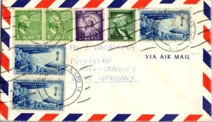 January 20 1957 - New York to Dusseldorf Germany - Air Mail - Picture 1 of 2