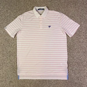 RLX Ralph Lauren Poloshirt Herren groß weiß rosa gestreift Golf kurzarmig - Bild 1 von 11