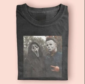 Camisa divertida de Halloween Ghost Face Scream Michael Meyers Freddy Kreuger - Imagen 1 de 2