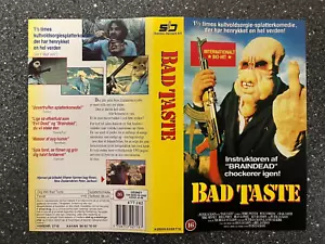 Vintage Bad Taste Peter Jackson solo copertina VHS - edizione danese - senza nastro - Foto 1 di 1