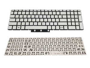 New HP 15-ef0018ca 15-ef0021nr 15-ef0022nr 15-ef0023dx Laptop Keyboard Silver - Picture 1 of 7
