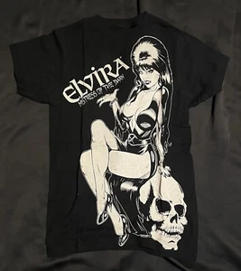 Kreepsville 666 ELVIRA Mistress of the Dark Tee Black, Unisex X-Small XS Horror - Picture 1 of 2