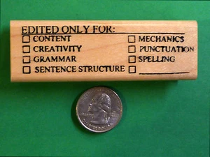 EDITED FOR - Editing Aid Stamp for Middle Grades - Picture 1 of 2