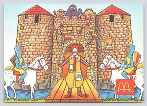Ronald McDonald and Friends Castle Party Invitation Vintage Posted Postcard - Picture 1 of 2