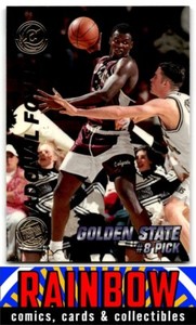 1997 Press Pass Double Threat #8 Adonal Foyle Blue