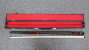 Viper Pro Series Pool Cue Red, Black Color 19oz Two Piece With Case - Picture 1 of 4