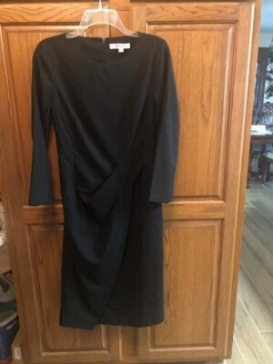 Vestido mujer D Uniforme (Dior) negro frente dividido talla 6 Foto 1 de 4