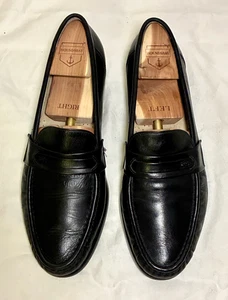Zapatos sin cordones de cuero ajustados SAS cosidos a mano Penny mocasines para hombre talla 10S - Imagen 1 de 15