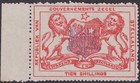 Bechuanaland Stellaland 1886 QV Revenue 10sh Verm JPM Monogram Invert Mint BF16b