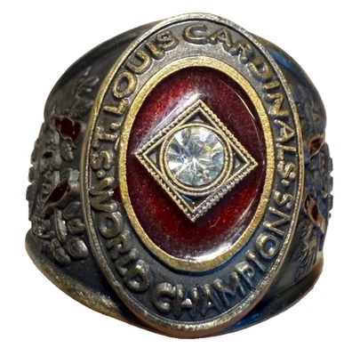 Anillo réplica campeones de la Serie Mundial 1946 de los Cardenales de San Luis SGA Foto 1 de 4