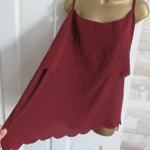 Boohoo Burgundy Top BNWT Size 22 - Picture 1 of 4