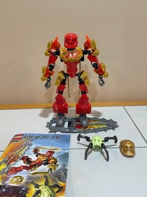 LEGO BIONICLE Tahu - Master of Fire 70787 Complete + Instructions and Gold Mask
