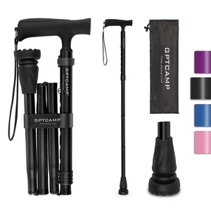 G2 Walking Stick, Fold-up Walking Cane for Women and Men with Wrist Strap, Po... - Picture 1 of 6
