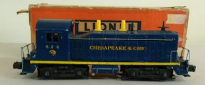 Lionel Trains #624 Chesapeake & Ohio O SCALE C&O NW2 SWITCHER Serviced Nice C - Picture 1 of 5